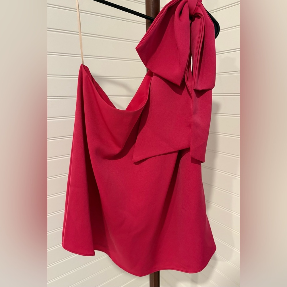 Trina Turk Bright One Shoulder Blouse